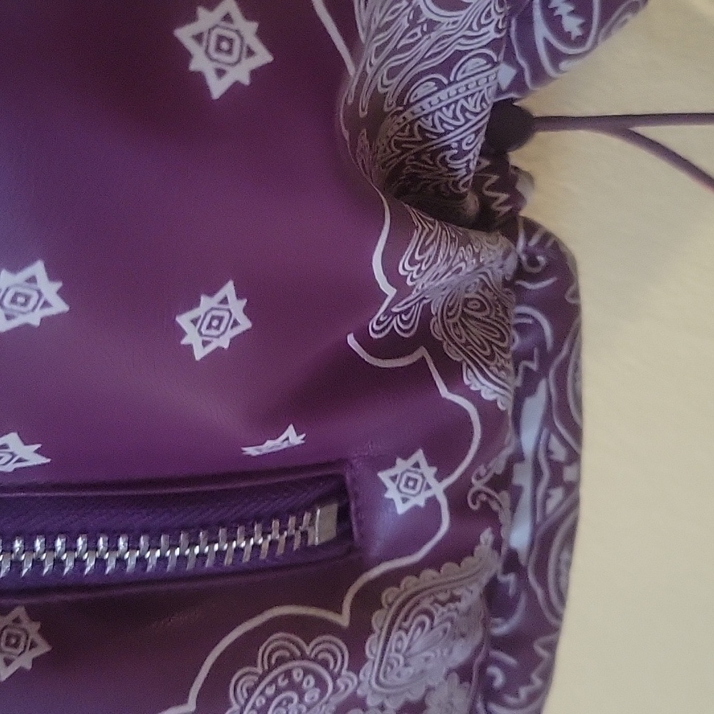 PRETTYLITTLETHING , NEW Women's Purple Paisley Jacket - Picture 6 of 8